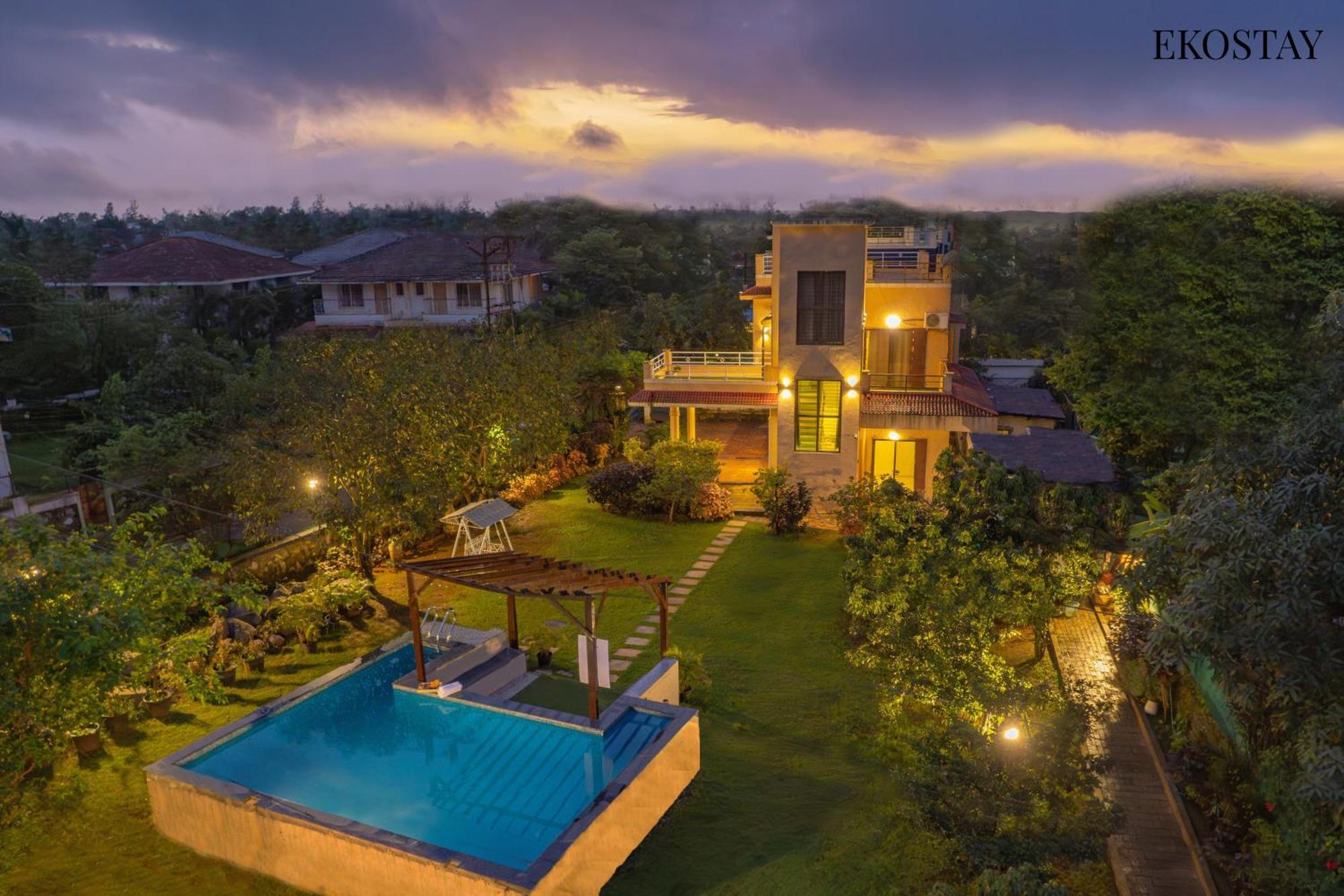 Ekostay Gold - Olive Crest Villa - Spacious Lawn Lonavala Εξωτερικό φωτογραφία