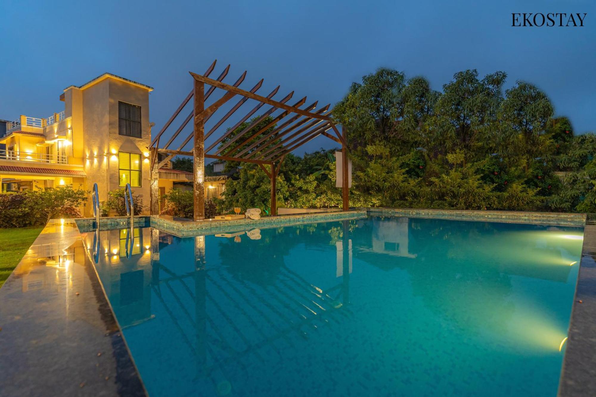 Ekostay Gold - Olive Crest Villa - Spacious Lawn Lonavala Εξωτερικό φωτογραφία